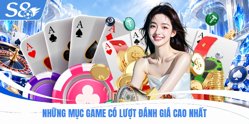 Những mục game có lượt đánh giá cao nhất